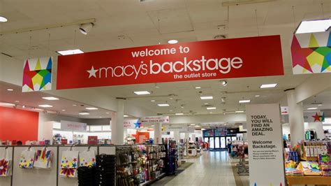 Backstage macys - Macy's Backstage Deptford35.7 mi. Closes Soon - 8PM. 1750 Deptford Center Rd Ste B. Deptford, NJ 08096. (856) 848-3300 Store Details Directions. Macy's Backstage Cherry Hill. 39.5 mi. Open - Closes 9PM.